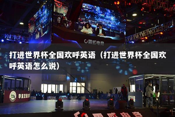 打进世界杯全国欢呼英语（打进世界杯全国欢呼英语怎么说）