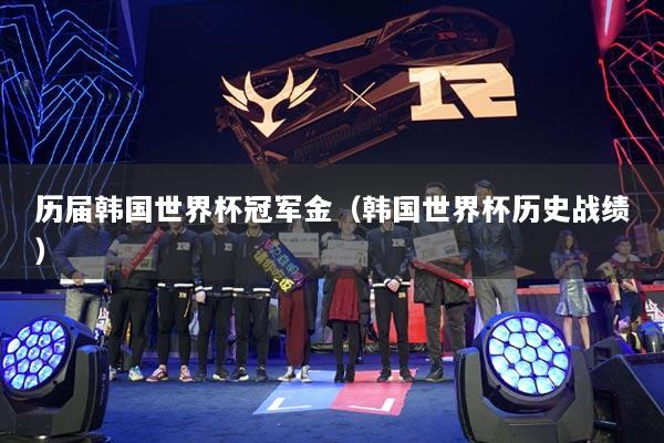 历届韩国世界杯冠军金（韩国世界杯历史战绩）